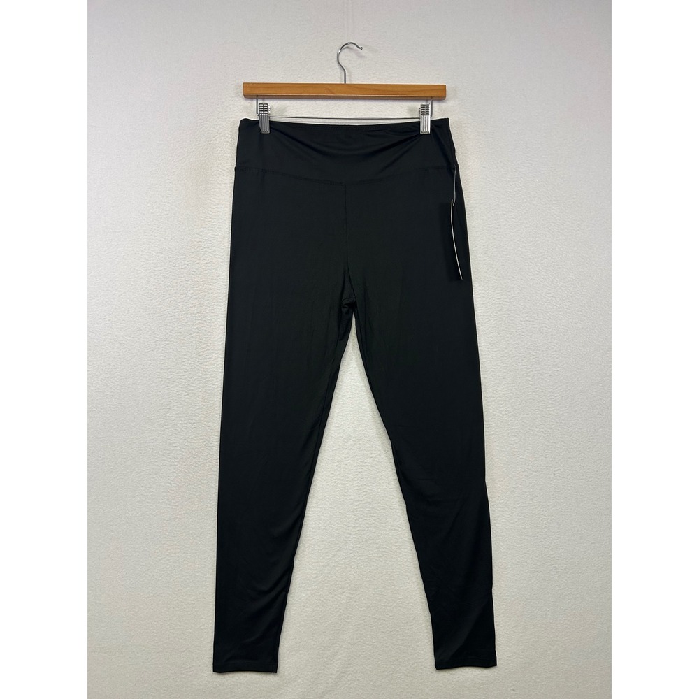 Athleisure Leggings Depot Womens XL Black High Waisted Full Length Leggings